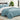 Lightweight Bed Decor Coverlet Set Spa Blue Bedding Cover Bedspread