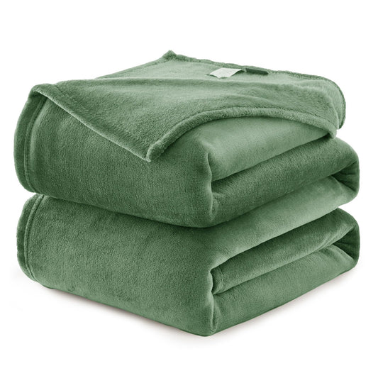 Fleece 300GSM Soft Lightweight Microfiber Flannel Blanket - AnyLinen