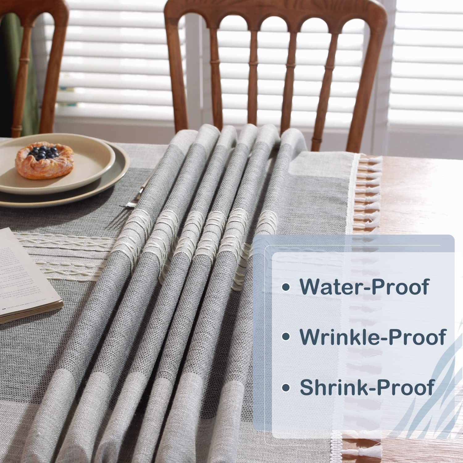 Cotton Linen Waterproof Tablecloth | Any Linen
