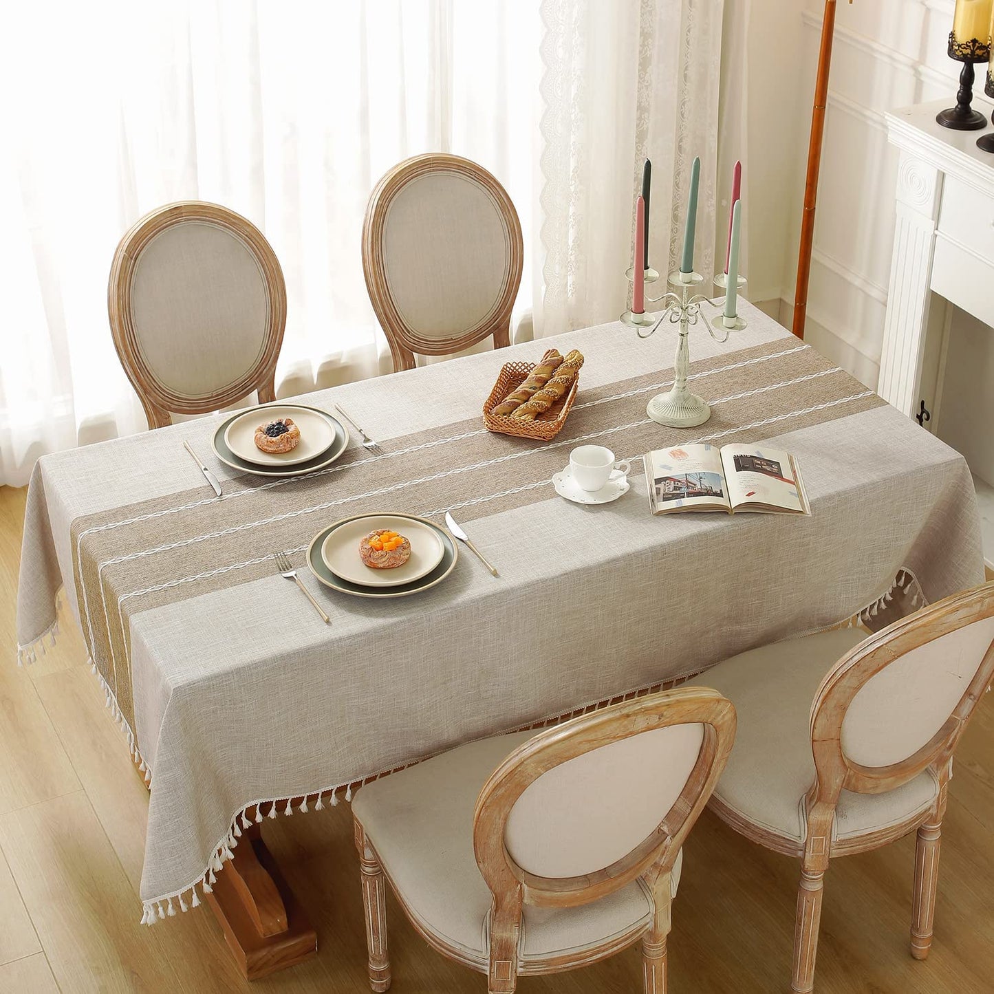 Cotton Linen Waterproof Tablecloth | Any Linen