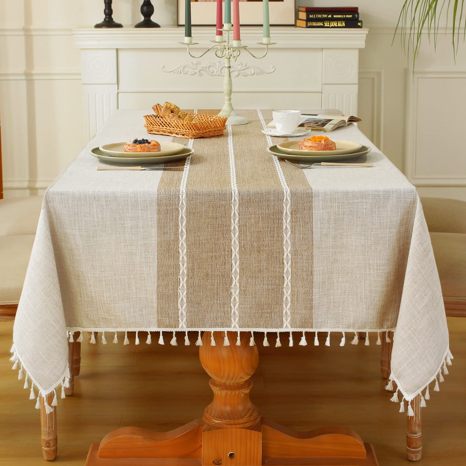 Cotton Linen Waterproof Tablecloth | Any Linen