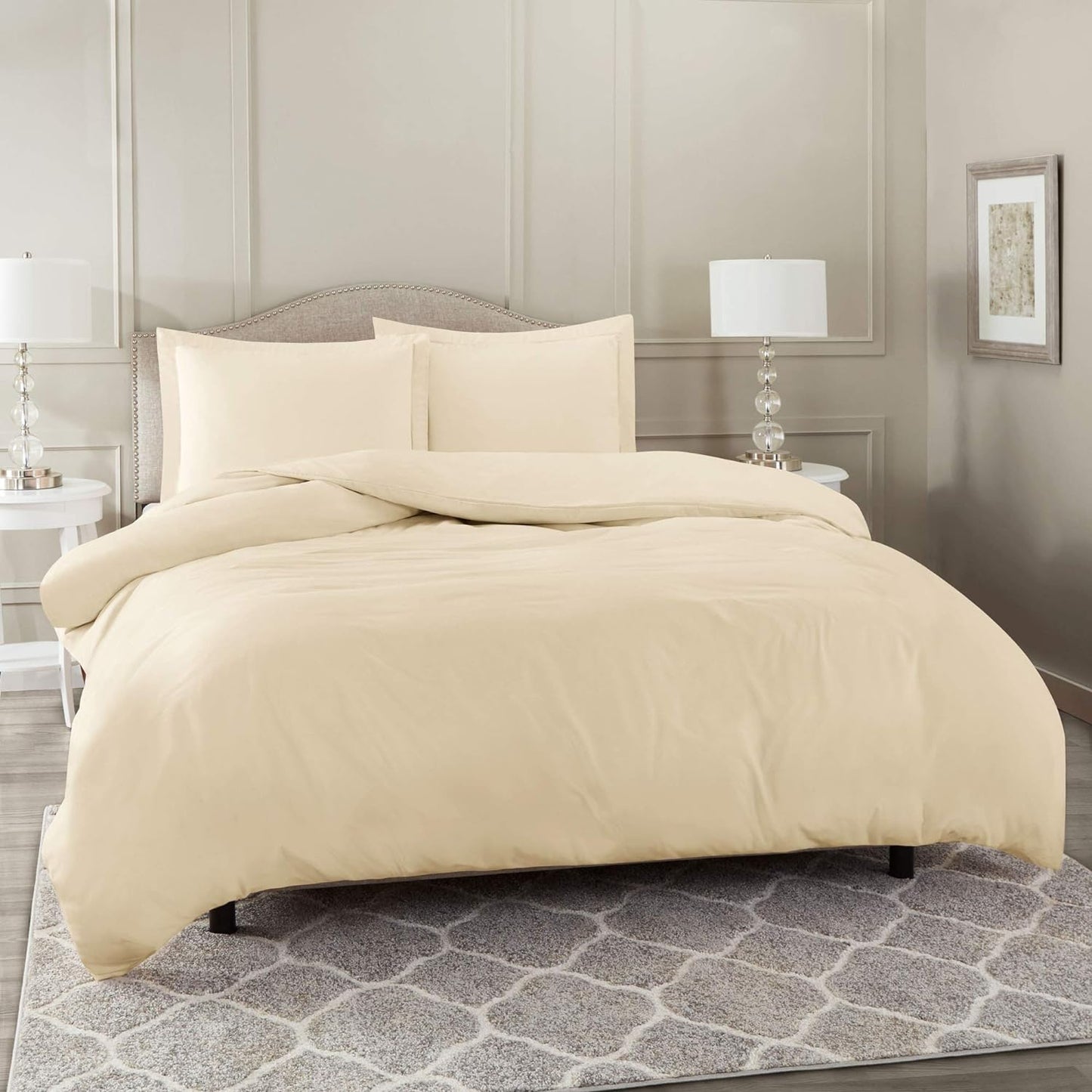 Egyptian Cotton Comforter Cover Set – Soft, Breathable & Elegant - AnyLinen