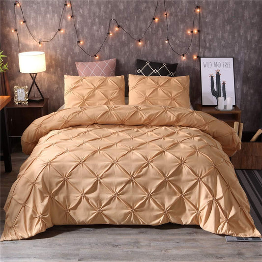 Luxury Silky Comfortable Quilt Cover Bedding Set - AnyLinen