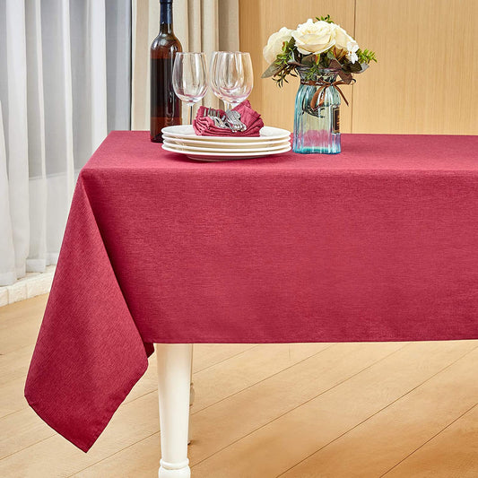 Rectangle Linen Waterproof Anti-Shrink Tablecloth | Any Linen
