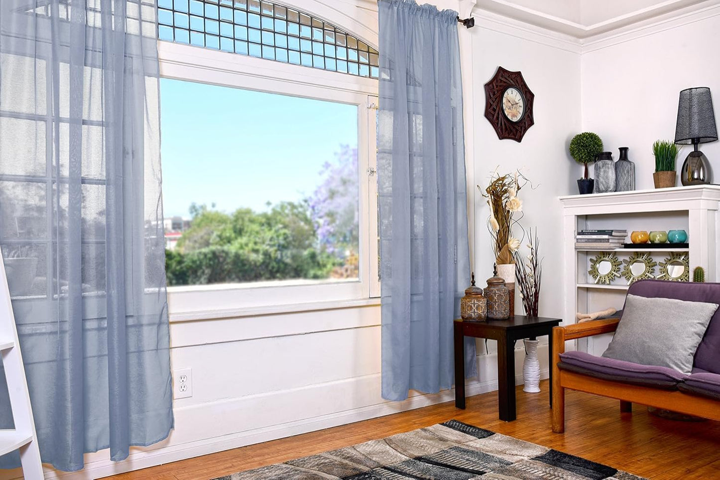 Sheer Curtains Set of 2 Panels | Any Linen