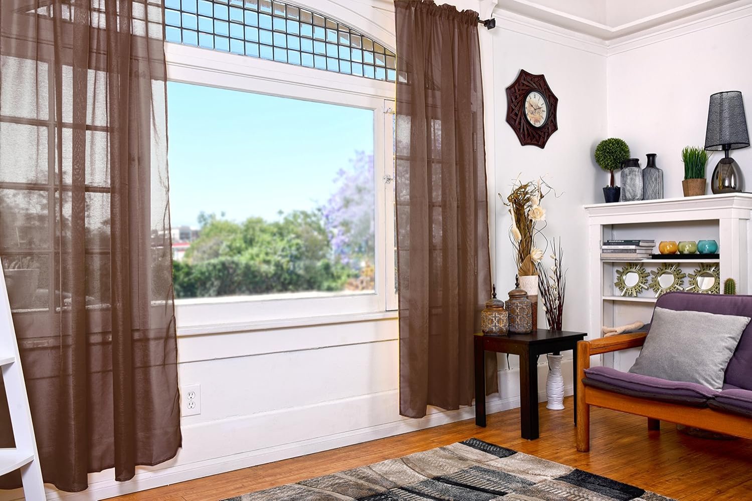 Sheer Curtains Set of 2 Panels | Any Linen