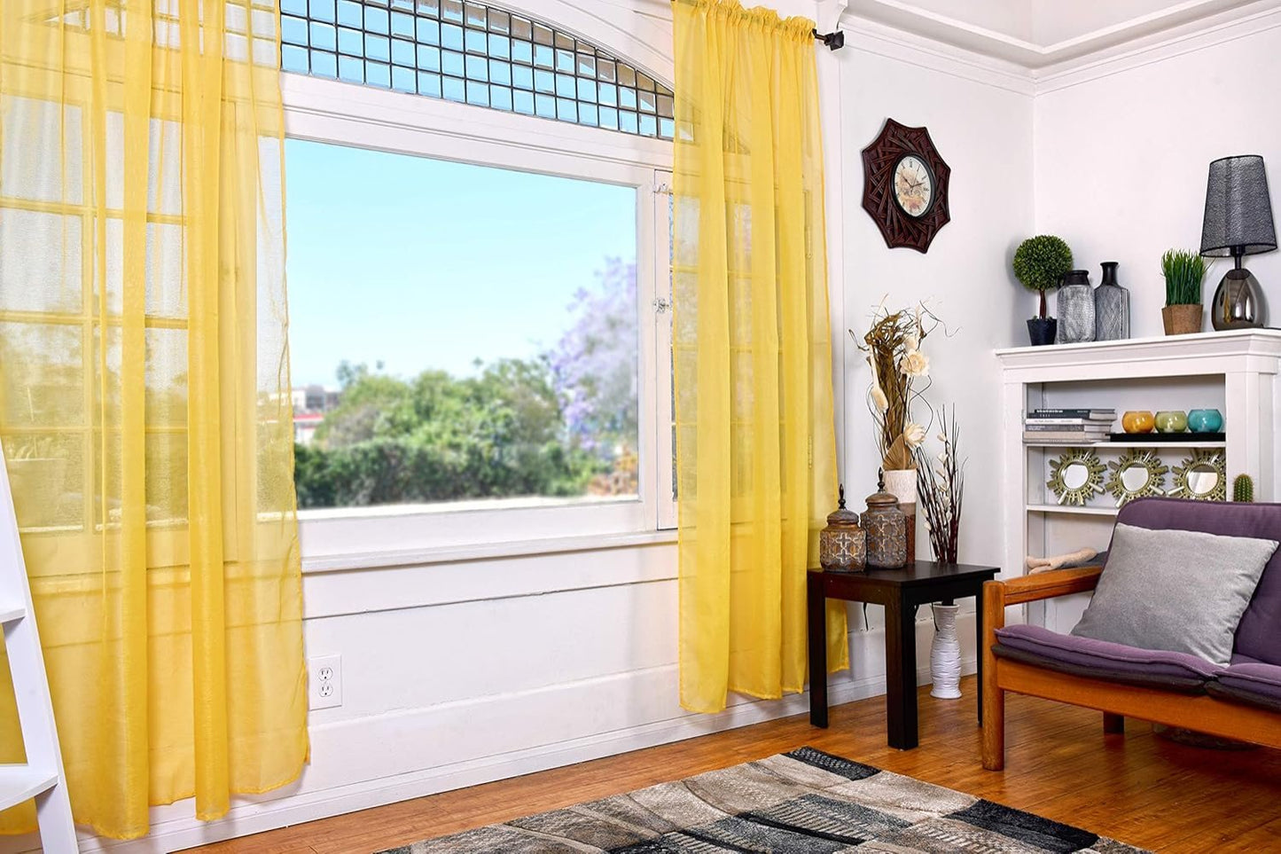 Sheer Curtains Set of 2 Panels | Any Linen