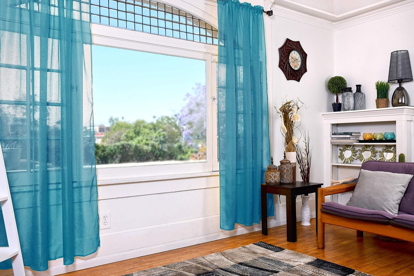 Sheer Curtains Set of 2 Panels | Any Linen