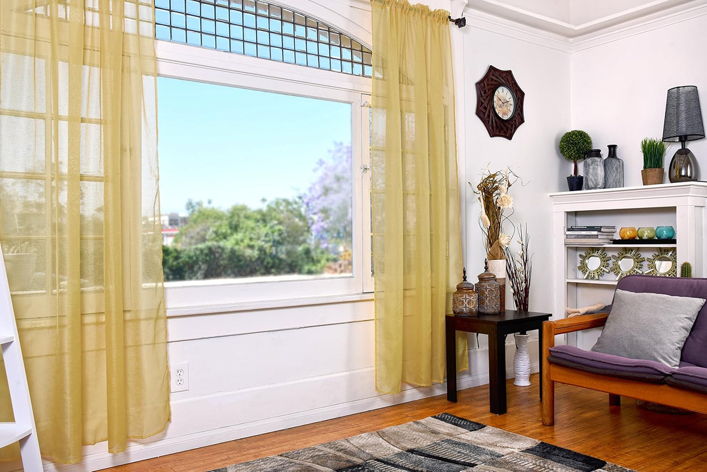 Sheer Curtains Set of 2 Panels - AnyLinen