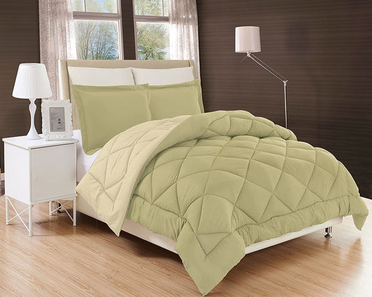 All Season Super Soft Down Alternative Reversible Comforter Set-AnyLinen