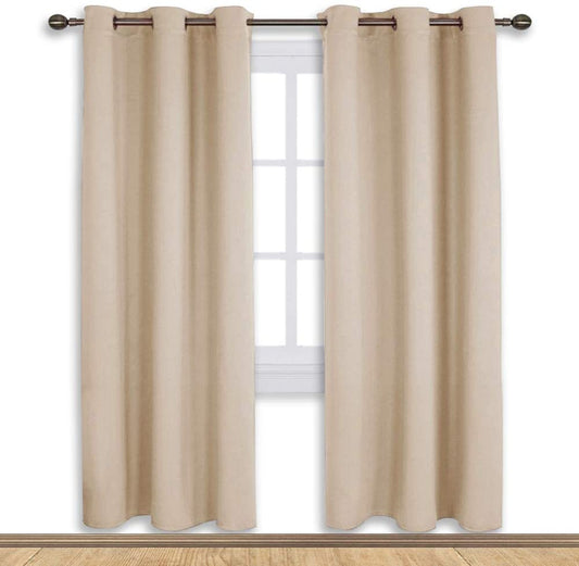 Blackout Window Treatment Thermal Insulated Grommet Drapery Panels