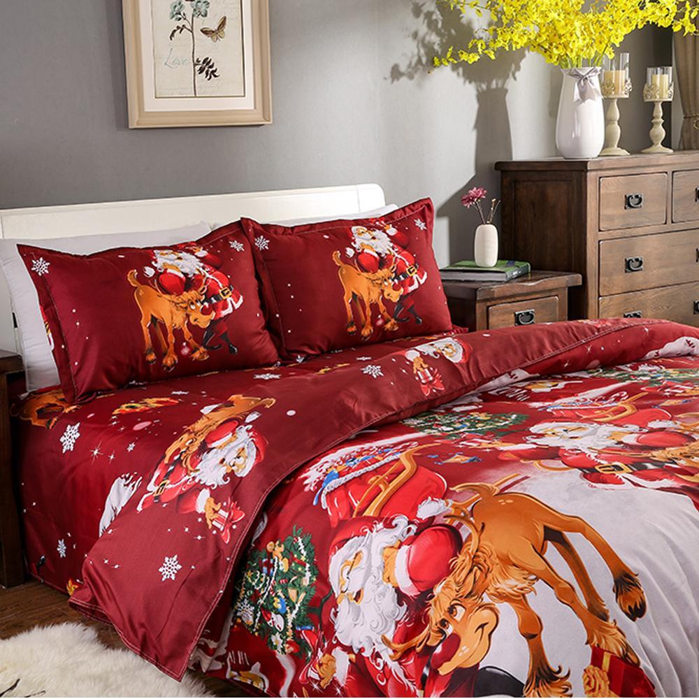 Cartoon Duvet Cover Bed Sheet Set | Any Linen