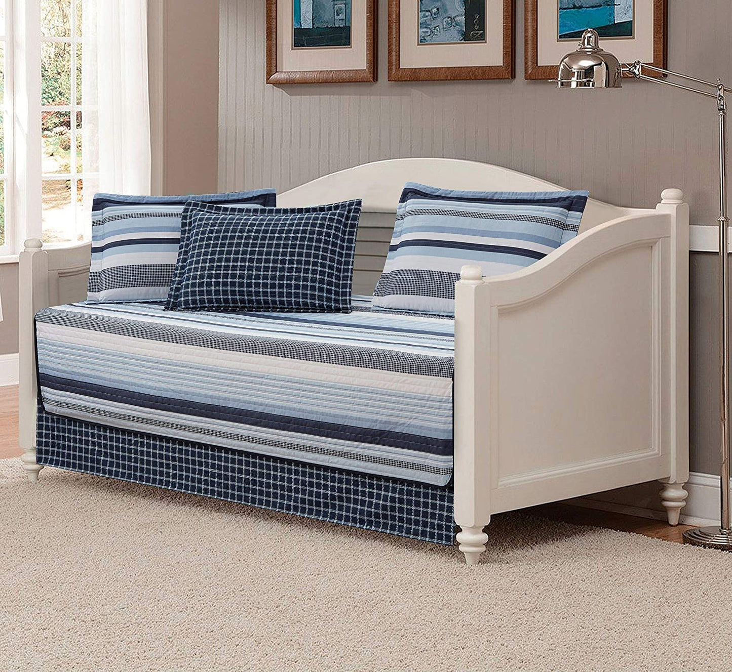 Day Bed Cover Modern Reversible 5 pcs Set | Any Linen