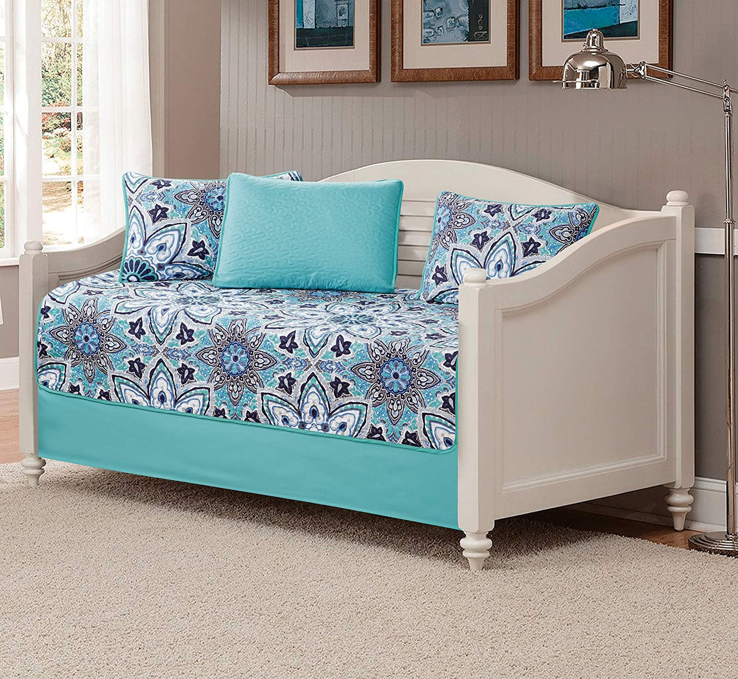 Day Bed Cover Modern Reversible 5 pcs Set | Any Linen