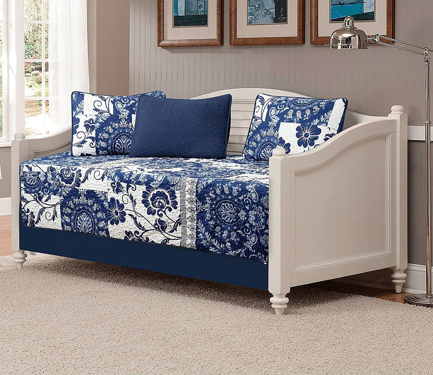 Day Bed Cover Modern Reversible 5 pcs Set | Any Linen