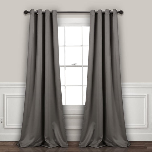 Decor Curtains Grommet Panel with Insulated Blackout Lining | AnyLinen