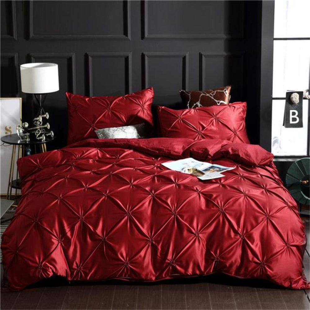 Luxury Silky Comfortable Quilt Cover Bedding Set | AnyLinen