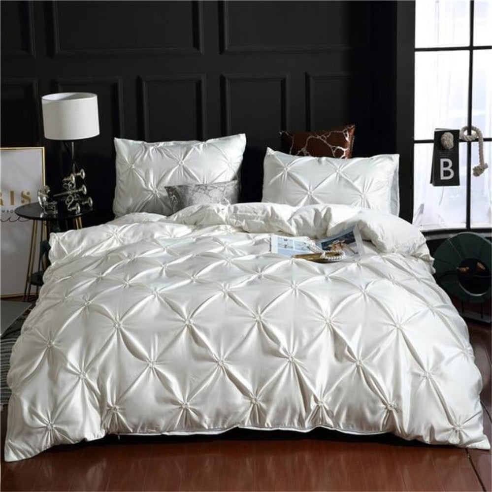Luxury Silky Comfortable Quilt Cover Bedding Set | AnyLinen
