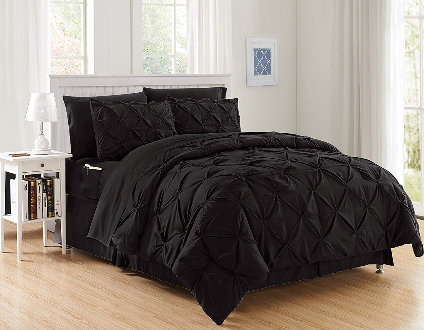 Luxury Softest Silky 8 Pcs Bed-in-a-Bag Comforter Set | AnyLinen