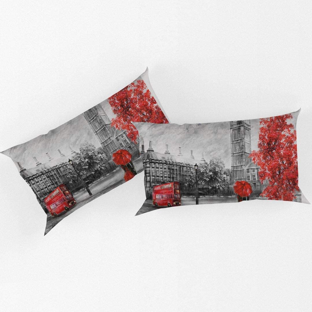 Paris Theme Duvet Cover Soft Comforter Cover Set