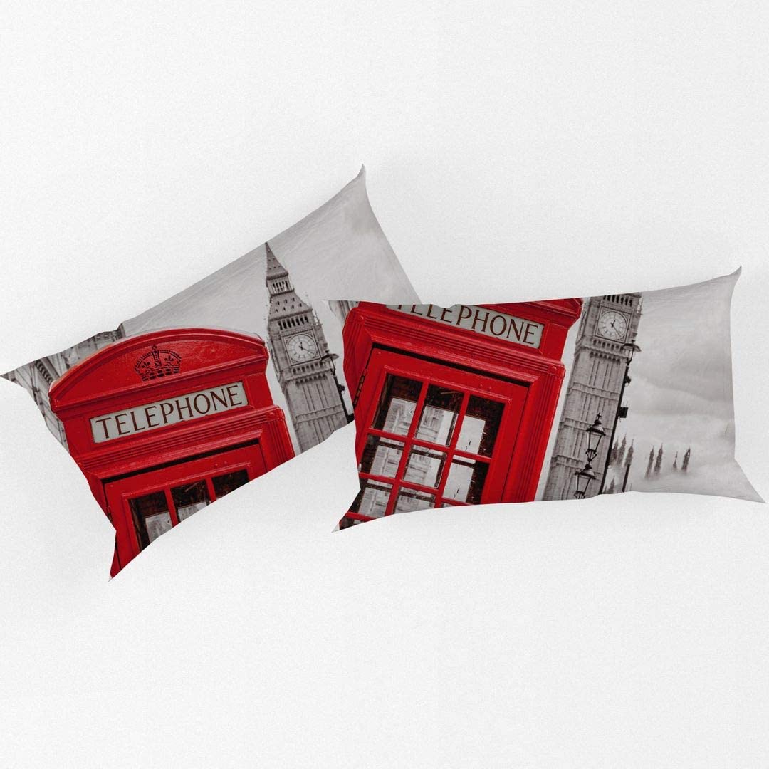 Paris Theme Duvet Cover Soft Comforter Cover Set