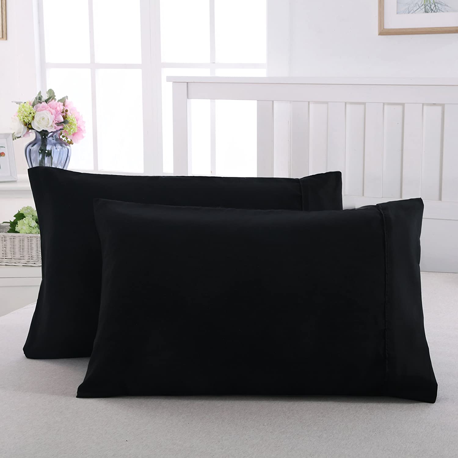 Pillowcases King Envelope Closure End Easy Fit Soft and Breathable