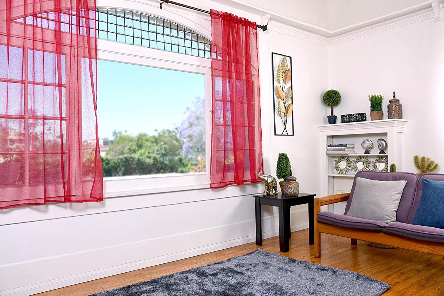 Sheer Curtains Set of 2 Panels | Any Linen