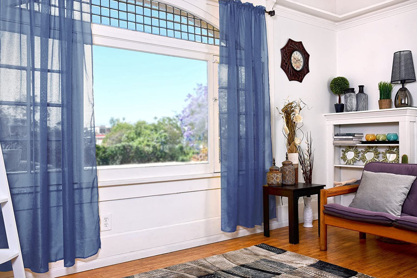 Sheer Curtains Set of 2 Panels | Any Linen