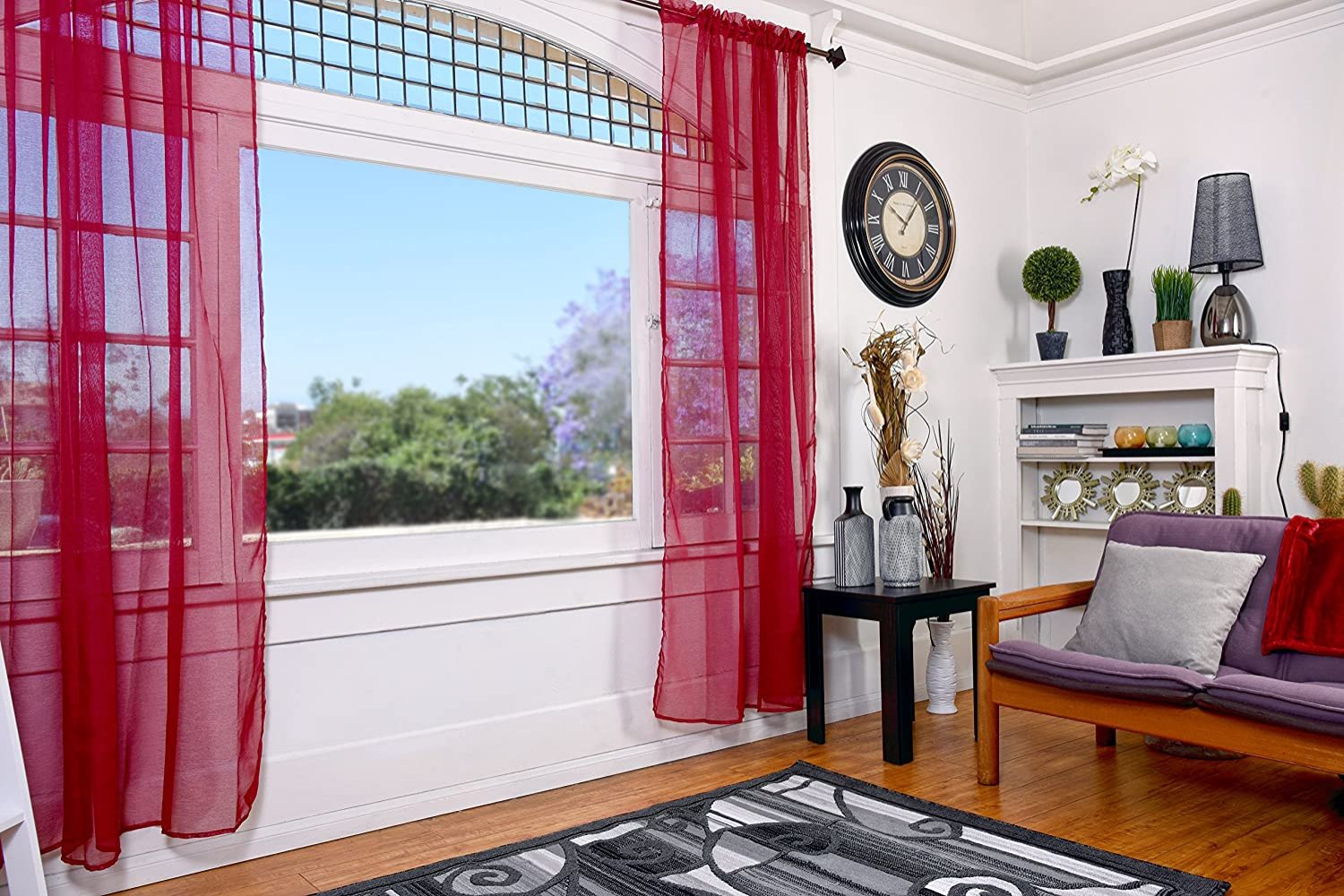 Sheer Curtains Set of 2 Panels | Any Linen