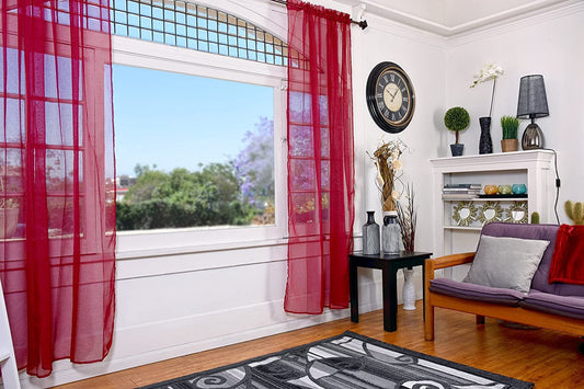 Sheer Curtains Set of 2 Panels | Any Linen