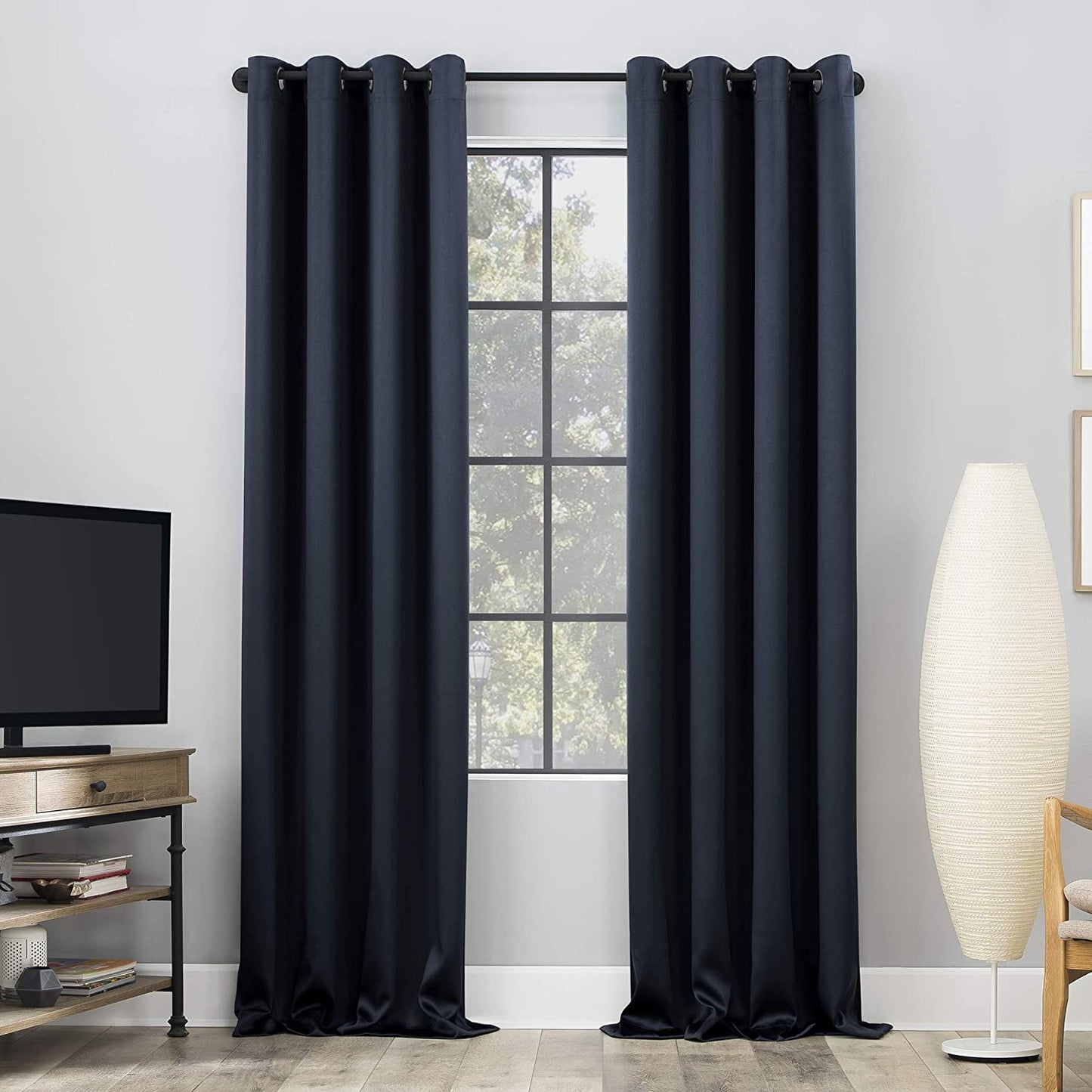 Sun Zero Blackout Grommet Curtain-AnyLinen