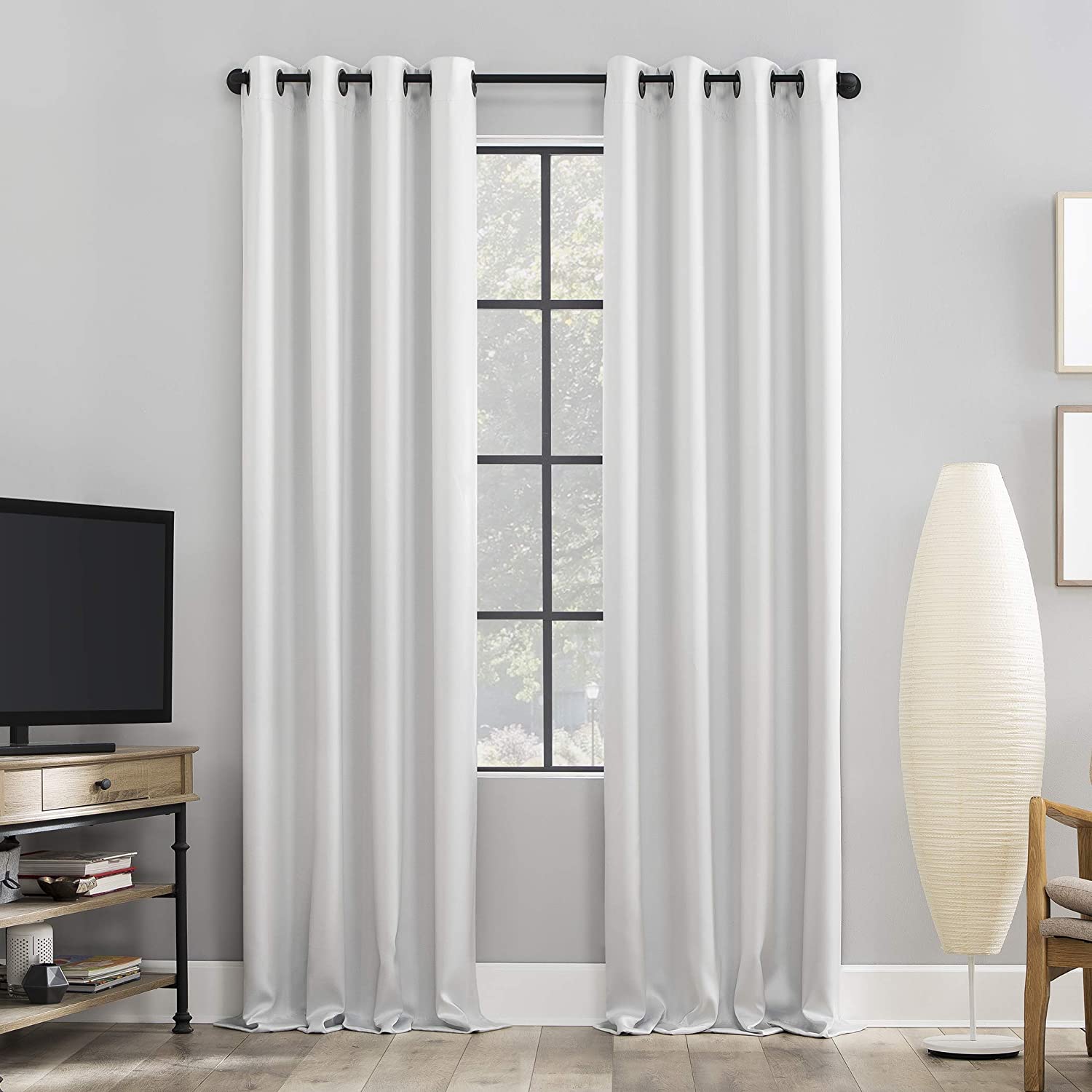 Sun Zero Blackout Grommet Curtain-AnyLinen