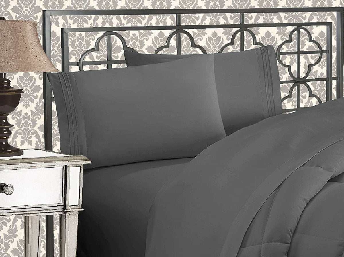 Luxurious 1500 Thread Count Softest Premium Wrinkle Fade Resistant 4 pcs Bed Sheet Set - Any Linen