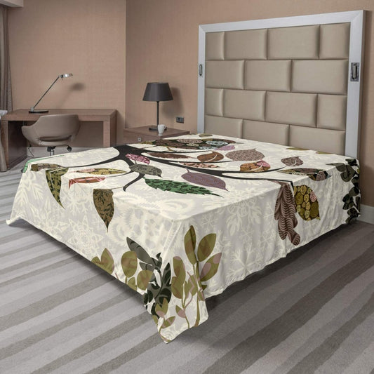 Nature Flat Sheet Soft Comfortable Top Decorative Sheet - Any Linen
